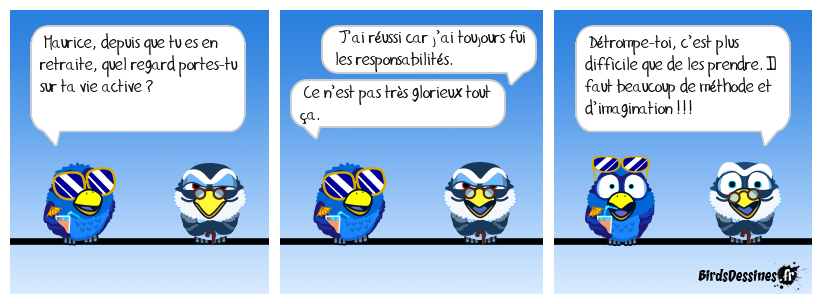 Conseil, pas toujours avisé, de Maurice !