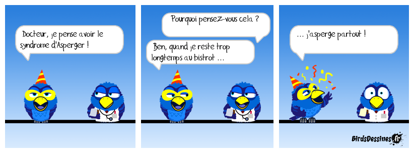 Marcel, ma braguette est ouverte ? ... tant pis je pisse !