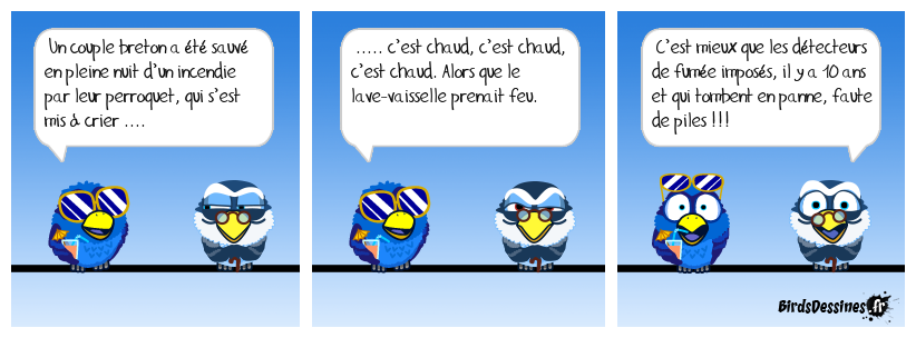 Alarme incendie sur pattes !