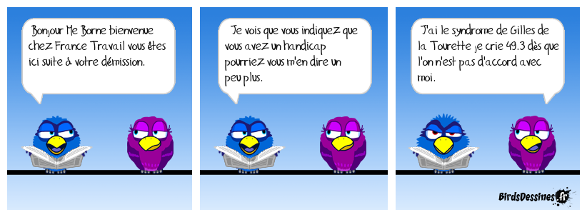 Borne s'inscrit chez France Travail