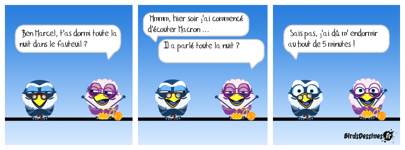 Quand y en a Macron, y en a gros dodo !