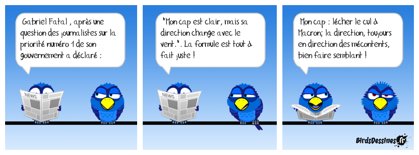 Rarement formule de politique aura été aussi honnête !