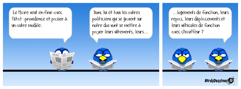 Il faut bien qu'ils montrent l'exemple hein ?