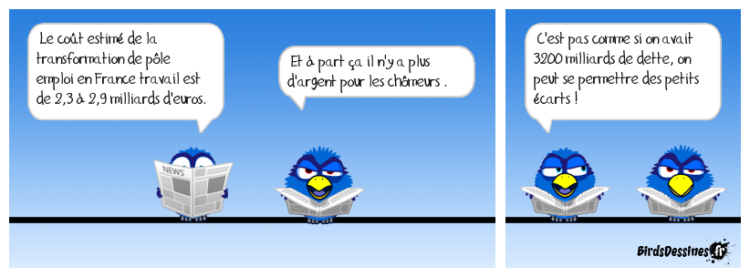 Il paraît qu'on va faire des économies.