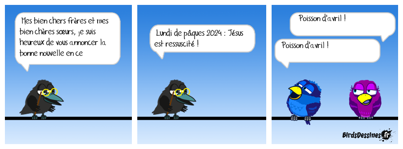 Le lundi 1er avril.....