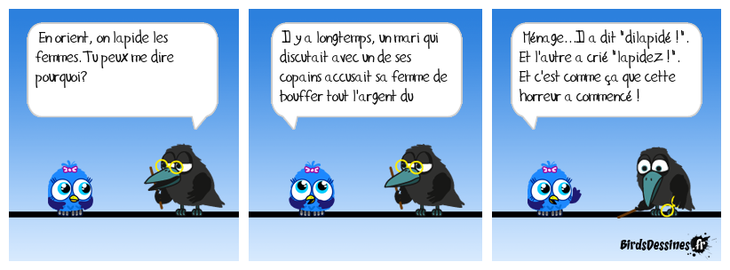 C'est bien de savoir pourquoi.