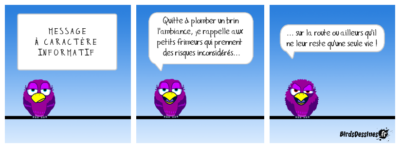 Message à caractère informatif