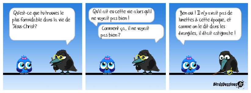 Heureux les gens qui louchent.....