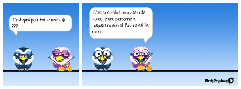 LA RELATION DU MARIAGE