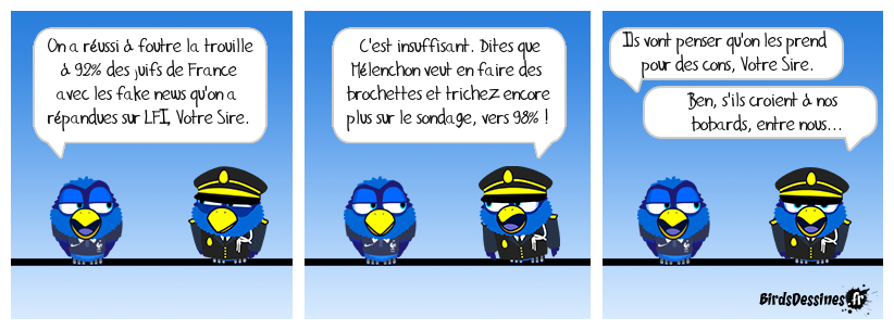 92%... Il n'y a pas que les juifs que ce sondage prend pour des cons, à mon humble avis.
https://x.com/BFMTV/status/1803808922836361274 Tant qu'on y est...