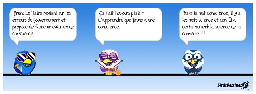 Le mea culpa de Bruno !