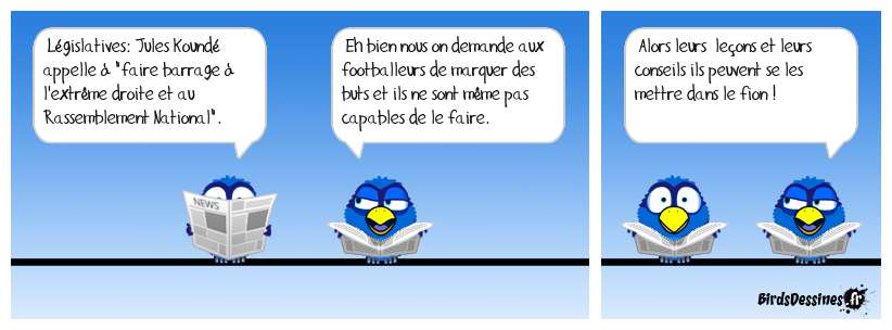 On en reparlera quand ils sauront jouer.