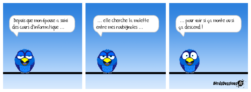 Dès que je souris ... elle clique !