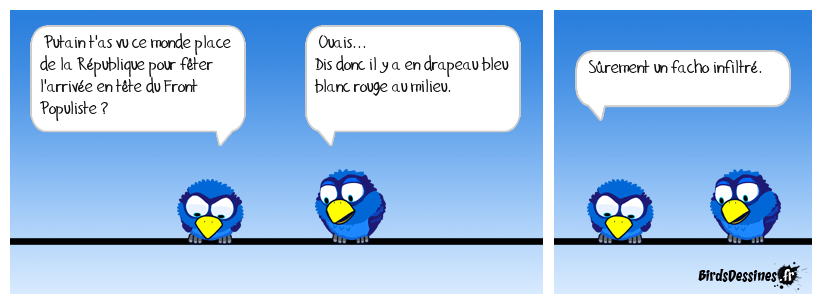 C'est vrai en plus (le drapeau)