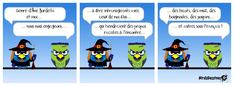 C'est vrai que l'espace d'un instant, j'ai failli me poser des questions sur ce détail de leur histoire. Nous voilà rassurés