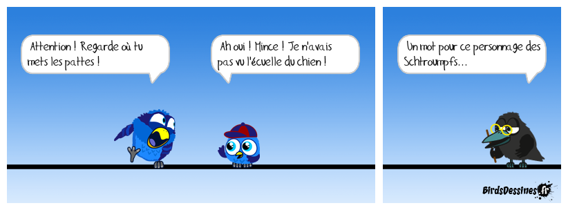 Pas de concurrence avec 3V ! J'ai eu l'idée en regardant un reportage à la télé. amalgame 44