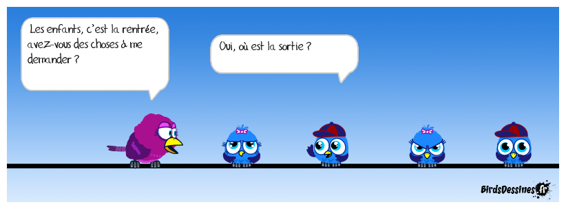 C’est quand les vacances ?