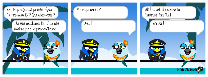 Tant qu'elle ne monte pas sur un bateau...