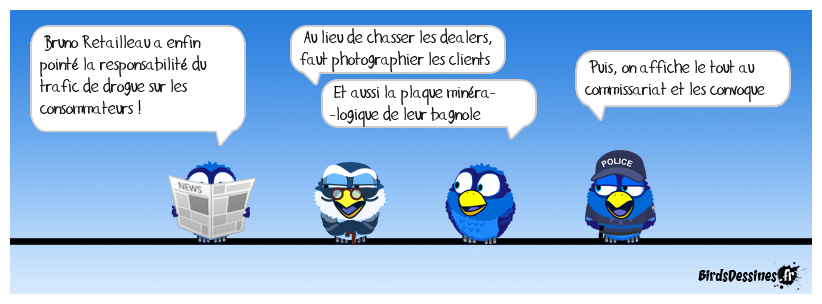 Les médias et les politiques mettent du temps à montrer l'autre face du problème : facile il y a les "vilains" dealers (et on oublie les "gentils" consommateurs !)
<BR> voir : https://rmc.bfmtv.com/actualites/police-justice/tu-consommes-tu-cautionnes-une-campagne-de-pub-contre-le-trafic-de-drogue-vise-les-clients_AV-202410100325.html Une pièce a 2 faces !