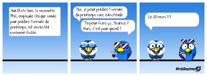 Dans Maurice, sommeille une marmotte !