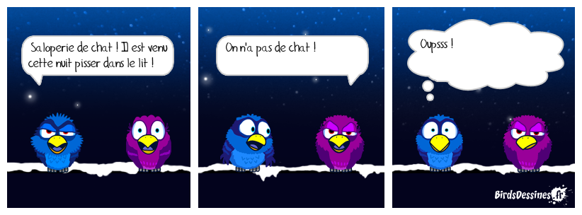 La faute à qui...Au chat