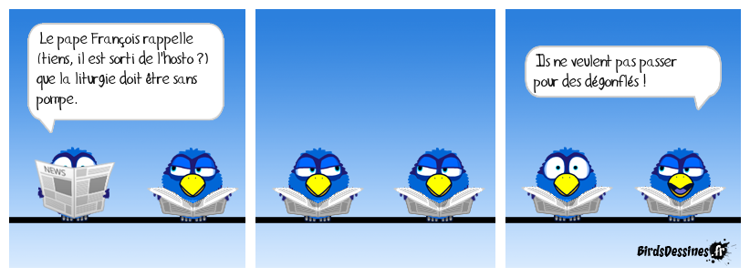 Allez à la messe pieds nus ! (ou en chaussettes, à la rigueur).