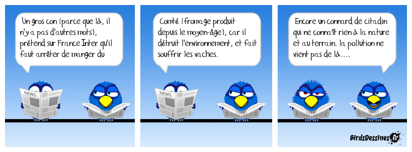 Va bouffer ton soja de merde !