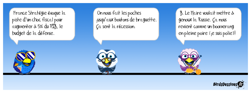 Poutine doit rigoler !