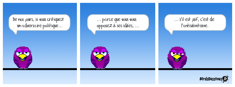 Bon, ça se calme un peu depuis que la gauche n'est plus la seule à dénoncer la politique de Bête-à-Miaous. Mais les accusateurs d'hier qui parlent désormais de génocide n'ont pas pour autant présenté leurs excuses à ceux qu'ils ont tout d'abord diffamés. Simple constat