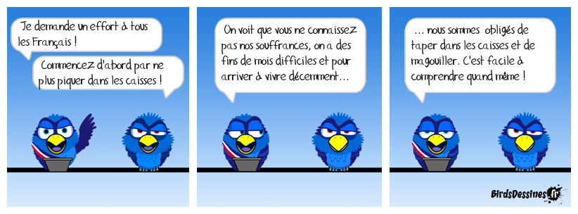 Allez les gars, à la caisse !