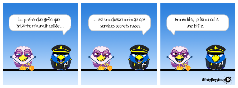 La gifle (version concomplotiste)