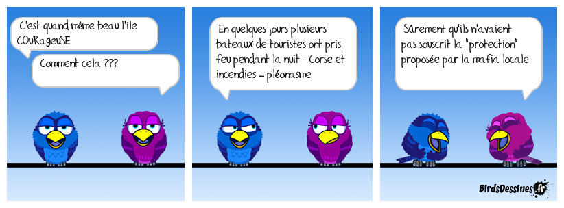 Ouais ouais c'est bien la françarabia made in Corsica