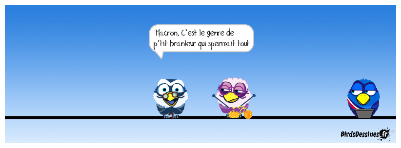 C’est un galopin qui a épousé une vieille catin !