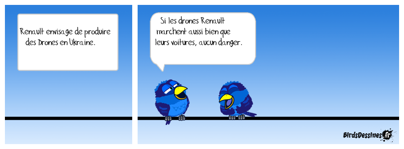 Renault envisage de produire des drones en Ukraine