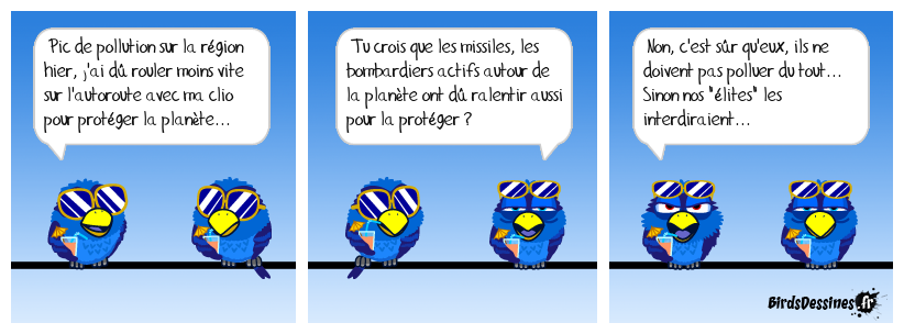 Pic de pollution sur notre monde de fous...