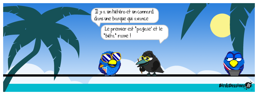 Et qui c'est qui qui tombe à l'eau ?