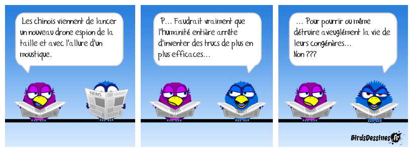 L'invention du jour: le drone moustique chinois !