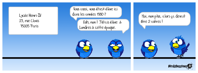 Humour absurde ! Souvenir, souvenir