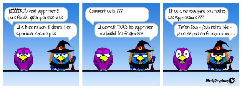 Elle est pas belle la vie en françarabia ???