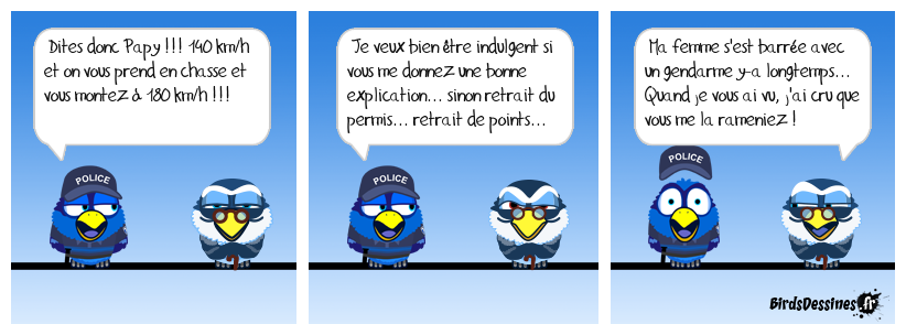 Mise en BDs d'une blague vue ailleurs.