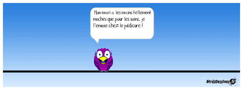 Il a des mains, on dirait des pieds !