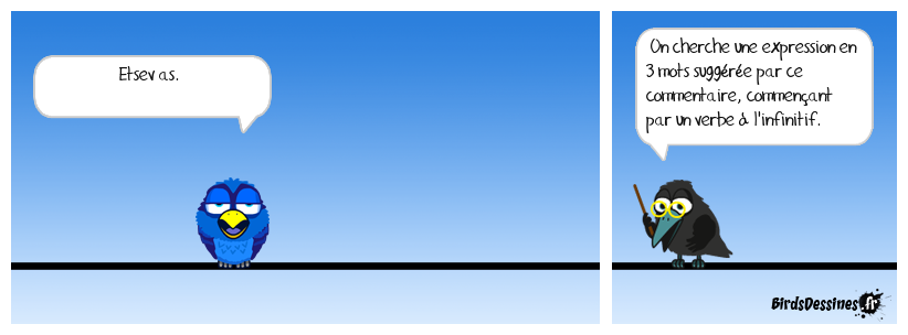Verbidouillage n° 685 (expression française n° 395)