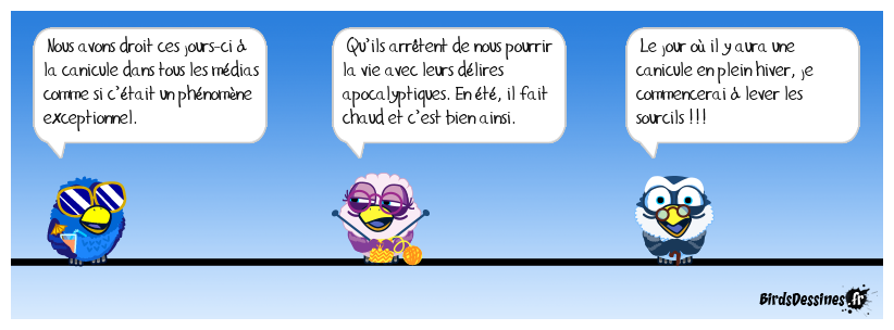 Ils nous font suer le burnous !