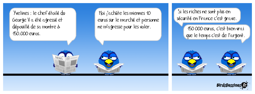 Je suis tranquille moi...