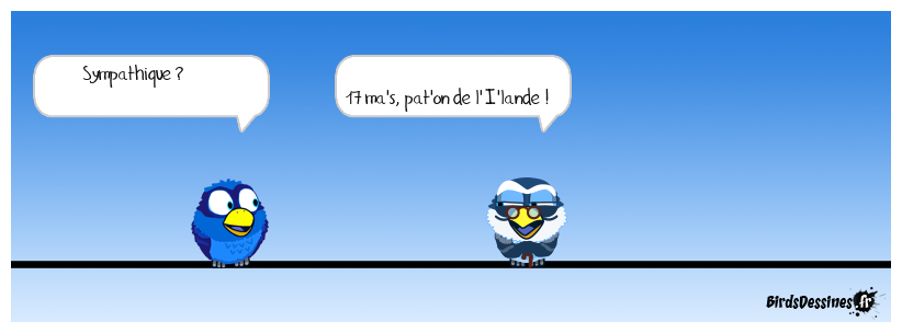 Pour la culture :<BR>
St Patrick : fête chrétienne qui célèbre le patron de l’Irlande chaque 17 mars. Titounesque qui manque un peu d'air !