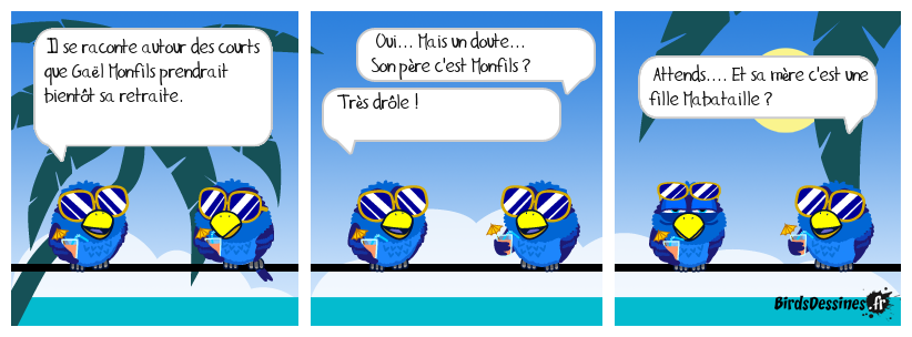 Il aurait dû accoler les deux noms (Accoler, hein, pas de ça chez nous...)