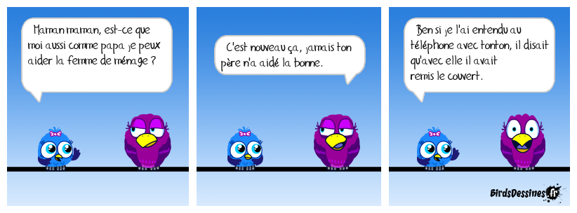 Papa maman la bonne et moi.