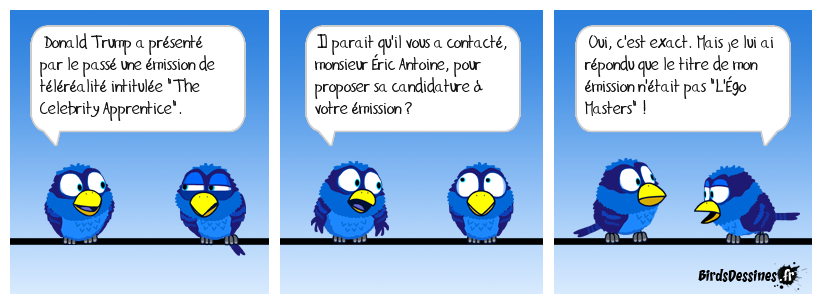 Donald, considérant votre fortune, vous n'êtes quand même pas à cent briques près !