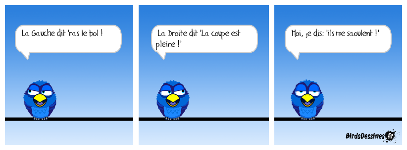 La politique c'est comme l'alcool