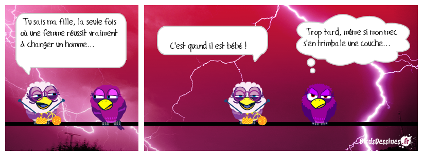 quand un homme fait lange !